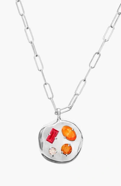 Birthdate Co. The July Birthdate Silver Pendant In July 16th - Silver