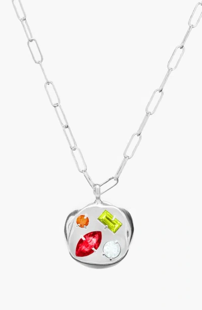 Birthdate Co. The July Birthdate Silver Pendant In July 20th - Silver