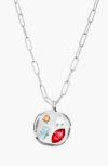 Birthdate Co. The July Birthdate Silver Pendant In July 22nd - Silver