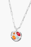 Birthdate Co. The July Birthdate Silver Pendant In July 23rd - Silver