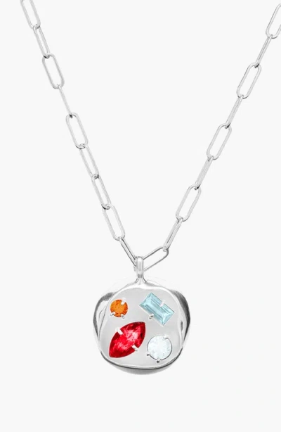 Birthdate Co. The July Birthdate Silver Pendant In July 25th - Silver