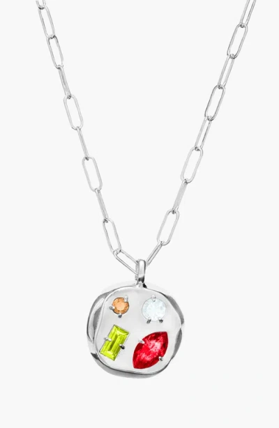 Birthdate Co. The July Birthdate Silver Pendant In July 27th - Silver