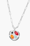 Birthdate Co. The July Birthdate Silver Pendant In July 28th - Silver