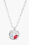Birthdate Co. The July Birthdate Silver Pendant In July 7th - Silver