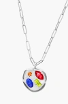 Birthdate Co. The July Birthdate Silver Pendant In July 8th - Silver
