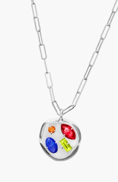 Birthdate Co. The July Birthdate Silver Pendant In July 8th - Silver
