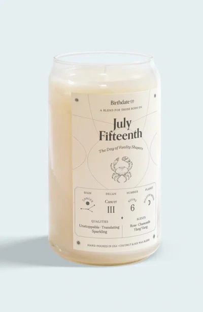 Birthdate Co. The July Birthday Candle In July 15th