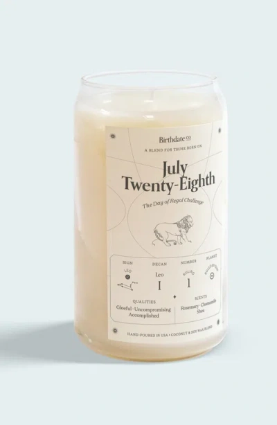 Birthdate Co. The July Birthday Candle In July 28th