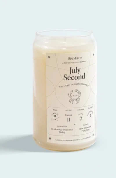 Birthdate Co. The July Birthday Candle In July 2nd