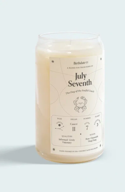 Birthdate Co. The July Birthday Candle In July 7th