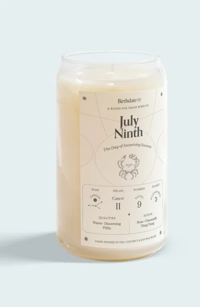 Birthdate Co. The July Birthday Candle In July 9th