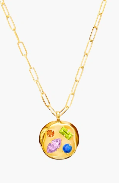 Birthdate Co. The June Birthdate Gold Pendant In June 10th - Gold