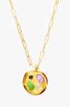 Birthdate Co. The June Birthdate Gold Pendant In June 13th - Gold