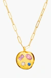 Birthdate Co. The June Birthdate Gold Pendant In June 14th - Gold