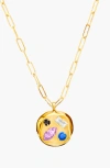 Birthdate Co. The June Birthdate Gold Pendant In June 15th - Gold