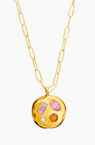 Birthdate Co. The June Birthdate Gold Pendant In June 16th - Gold