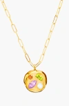 Birthdate Co. The June Birthdate Gold Pendant In June 20th - Gold
