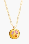 Birthdate Co. The June Birthdate Gold Pendant In June 21st - Gold
