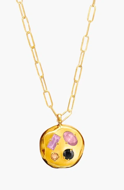 Birthdate Co. The June Birthdate Gold Pendant In June 26th - Gold