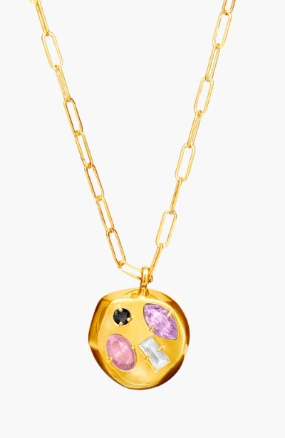 Birthdate Co. The June Birthdate Gold Pendant In June 28th - Gold