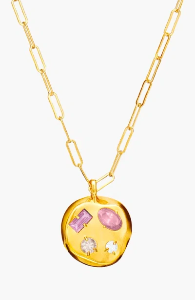 Birthdate Co. The June Birthdate Gold Pendant In June 29th - Gold