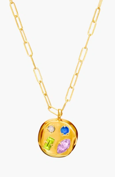 Birthdate Co. The June Birthdate Gold Pendant In June 2nd - Gold