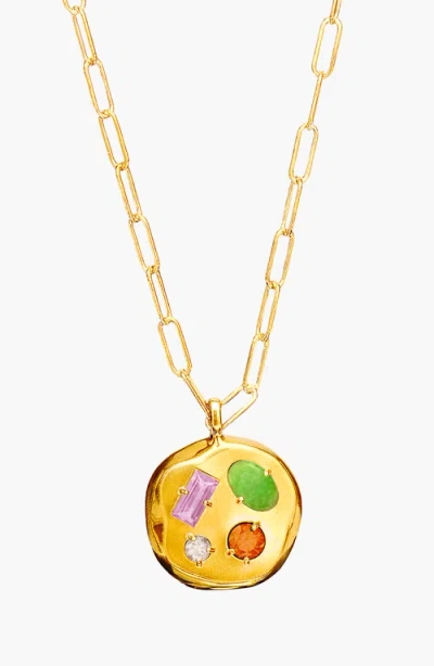 Birthdate Co. The June Birthdate Gold Pendant In June 6th - Gold