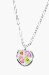 Birthdate Co. The June Birthdate Silver Pendant In June 18th - Silver