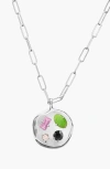 Birthdate Co. The June Birthdate Silver Pendant In June 1st - Silver