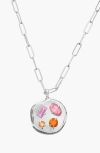 Birthdate Co. The June Birthdate Silver Pendant In June 21st - Silver