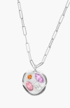 Birthdate Co. The June Birthdate Silver Pendant In June 23rd - Silver