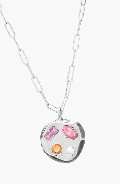 Birthdate Co. The June Birthdate Silver Pendant In June 24th - Silver
