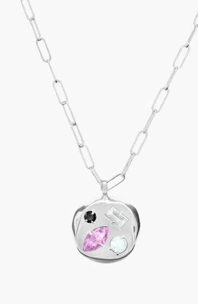 Birthdate Co. The June Birthdate Silver Pendant In June 30th - Silver