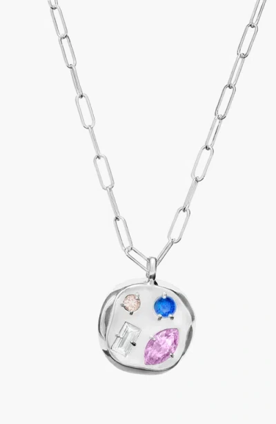 Birthdate Co. The June Birthdate Silver Pendant In June 7th - Silver