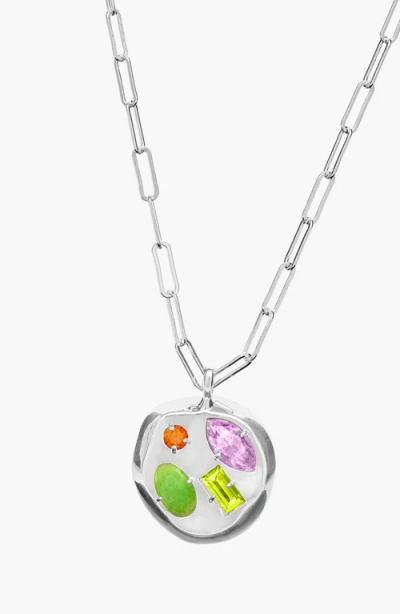Birthdate Co. The June Birthdate Silver Pendant In June 8th - Silver