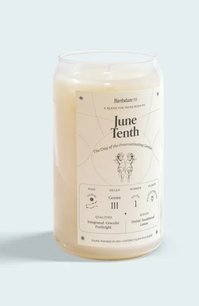Birthdate Co. The June Birthday Candle In June 10th