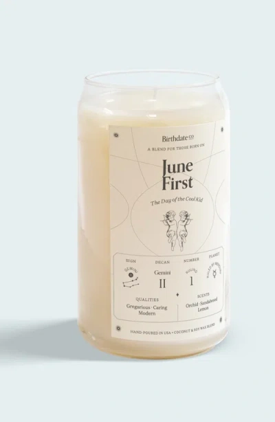 Birthdate Co. The June Birthday Candle In June 1st