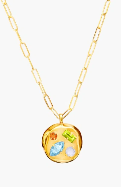 Birthdate Co. The March Birthdate Pendant In March 10th - Gold