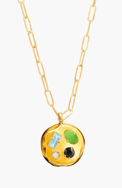Birthdate Co. The March Birthdate Pendant In March 11th - Gold