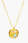 Birthdate Co. The March Birthdate Pendant In March 12th - Gold