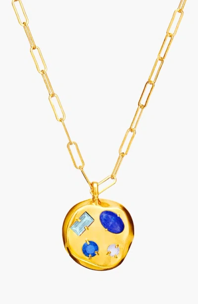 Birthdate Co. The March Birthdate Pendant In March 14th - Gold