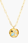 Birthdate Co. The March Birthdate Pendant In March 15th - Gold