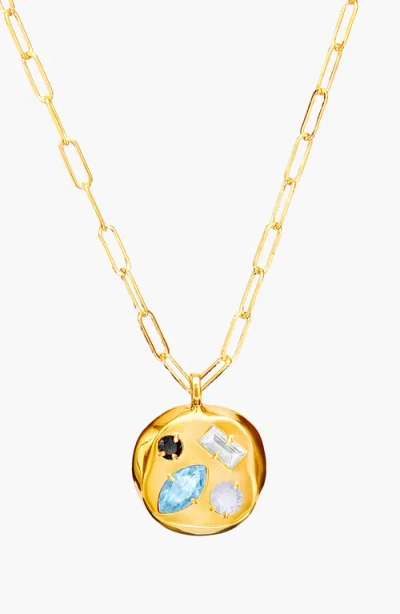Birthdate Co. The March Birthdate Pendant In March 15th - Gold