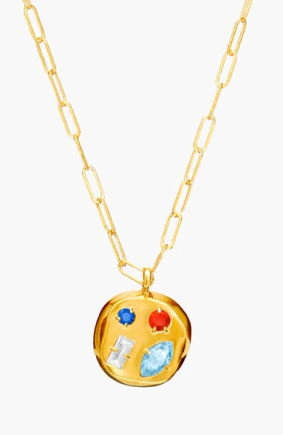 Birthdate Co. The March Birthdate Pendant In March 17th - Gold