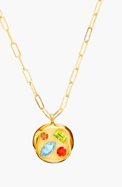 Birthdate Co. The March Birthdate Pendant In March 18th - Gold