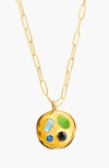 Birthdate Co. The March Birthdate Pendant In March 1st - Gold