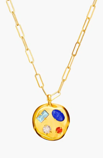 Birthdate Co. The March Birthdate Pendant In March 24th - Gold
