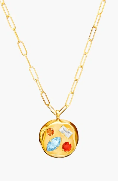 Birthdate Co. The March Birthdate Pendant In March 25th - Gold