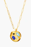 Birthdate Co. The March Birthdate Pendant In March 28th - Gold