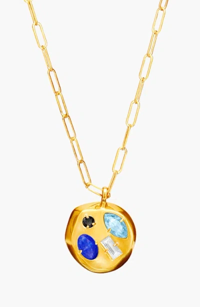 Birthdate Co. The March Birthdate Pendant In March 28th - Gold